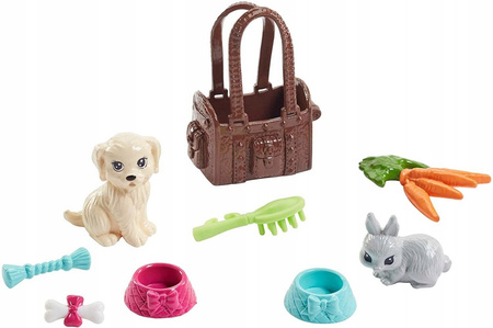 Lalka Barbie piknik z pieskiem zwierzątkami FPR48