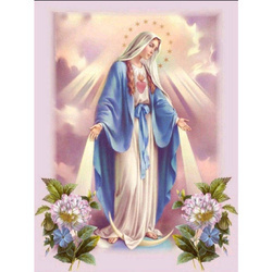 MALOWANIE PO NUMERACH ŚWIĘTA MATKA BOSKA WNIEBOWSTĄPIENIE W RAMIE 50X40