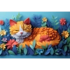 Puzzle z efektem 3D 160 elementów 40-lecie Trefl Kotek