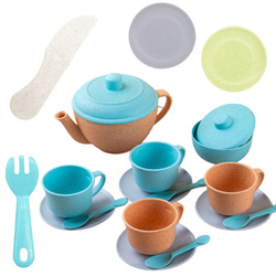 Zestaw kuchenny do herbaty obiadu organiczny plastik dla dzieci