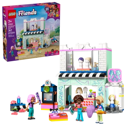 LEGO Friends 42662 Salon fryzjerski i sklep z ozdobami