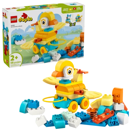 LEGO 10448 DUPLO 3 w 1 Zwierzątka na kółkach 