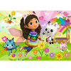 Puzzle 100 elementów Glitter układanka brokatowa Koci Domek Gabi
