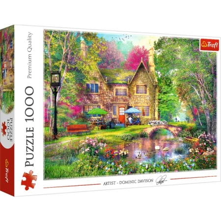 Puzzle 1000 el. Leśna przystań Trefl