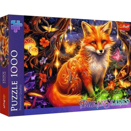 Puzzle 1000 elementów DreamScapes baśniowy lis Trefl