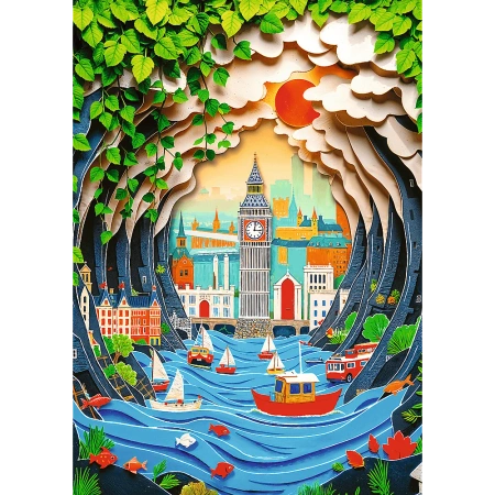 Puzzle z efektem 3D 1000 elementów 40-lecie Trefl Londyn