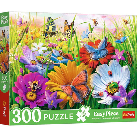 Puzzle 300 elementów EasyPiece Owady na łące Trefl