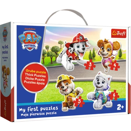 Puzzle Psi Patrol Baby Classic Kochane pieski 18 elementów Trefl