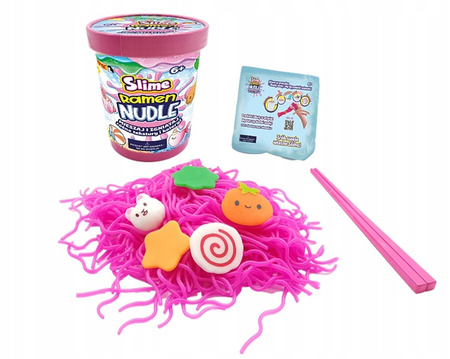 Slime Ramen Nudle Dyniowy Szczeniaczek antystresowa masa plastyczna makaron