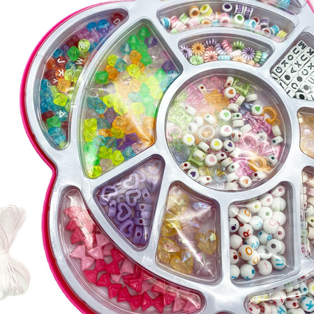 Zestaw do robienia bransoletek DIY pudełko w kształcie kwiatka 