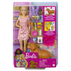 Barbie Narodziny piesków zestaw lalka HCK75