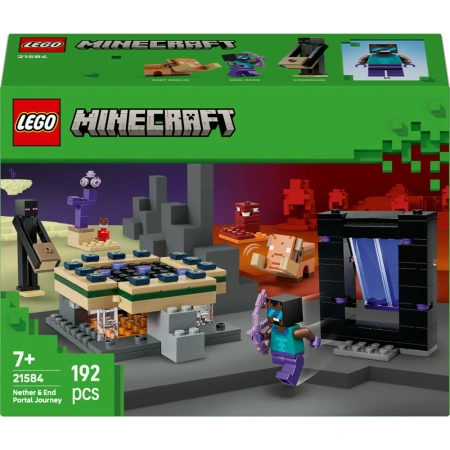 LEGO 21584 Minecraft Podróż przez portal Netheru i Kresu