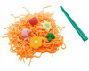 Slime Ramen Nudle Walentynkowa Krewetka antystresowa masa plastyczna