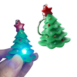 Brelok Bożonarodzeniowy ze światłem i dźwiękiem breloczek bałwan choinka mikołaj