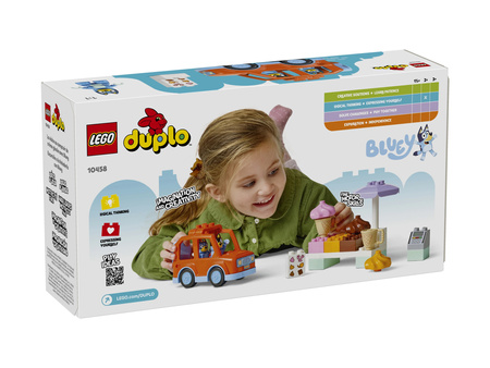 LEGO DUPLO Bluey 10458 Wyprawa po lody z Bluey 