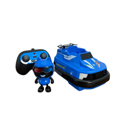 Zestaw 2 zdalnie sterowanych samochodów zderzające się światła LED piloty 