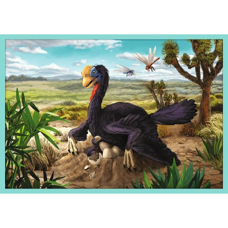 Puzzle 10w1 W świecie dinozaurów dinozaury Trefl