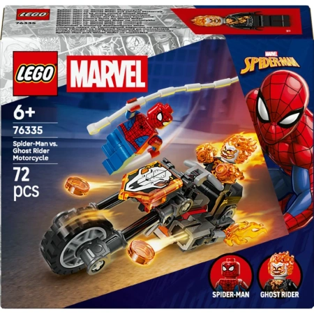 LEGO 76335 Marvel Super Heroes Spider-Man kontra Ghost Rider na motocyklu