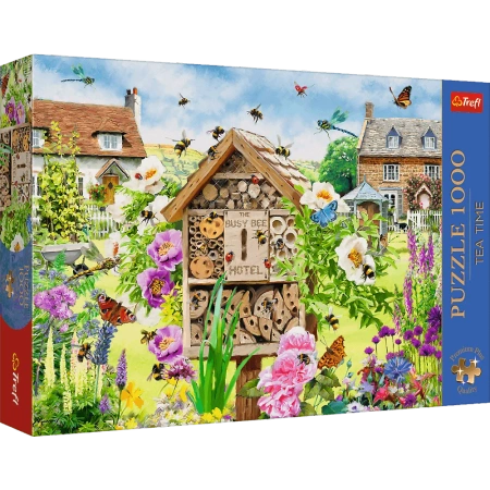 Puzzle Premium Plus Quality 1000 el. Tea Time: Dom dla pszczół
