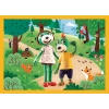 Puzzle 4w1 Trefliki na wakacjach Trefl