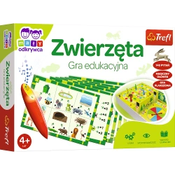 Gra Zwierzęta Magiczny ołówek edukacyjna dla dzieci Trefl