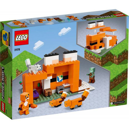 LEGO Minecraft 21178 Siedlisko lisów