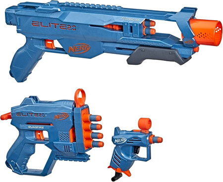 Wyrzutnia Nerf Elite 2.0 Loadout 3-Blaster Pack 3 szt. pistolety