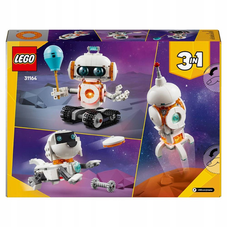 LEGO CREATOR 31164 3 w 1 KOSMICZNY ROBOT PIES RAKIETA