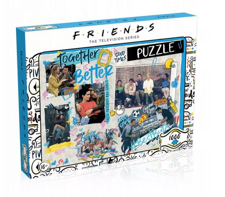 PUZZLE 1000 EL SERIAL PRZYJACIELE FRIENDS RAZEM LEPIEJ TOGETHER BETTER