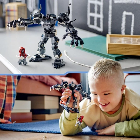 LEGO Marvel 76276 Mechaniczna zbroja Venoma vs Miles Morales 