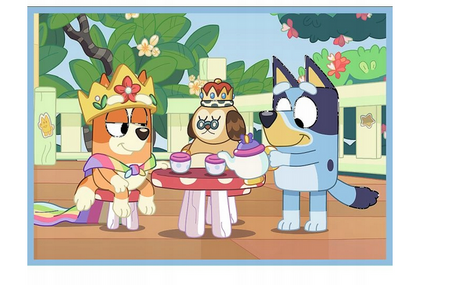 PUZZLE 4W1 BLUEY I JEGO ŚWIAT TREFL 34637