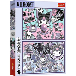 Puzzle Kuromi 2 x 200 el. Psoty Kuromi Hello Kitty Trefl