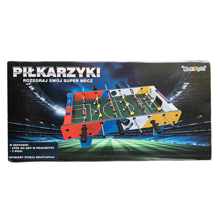 PIŁKARZYKI STOŁOWE DREWNIANE XXL DUŻE stół do gry