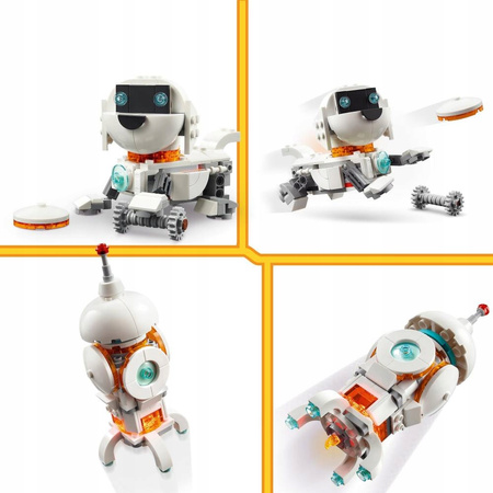 LEGO CREATOR 31164 3 w 1 KOSMICZNY ROBOT PIES RAKIETA