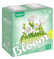 KOCO KLOCKI WIECZNE KWIATY JAŚMIN 285 EL konstrukcyjne