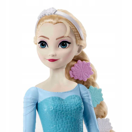 Frozen Kraina Lodu Lalka Elsa i akcesoria do stylizacji włosów HMD56