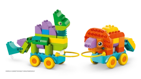 LEGO 10451 DUPLO 3 w 1 Dinozaury na kółkach 