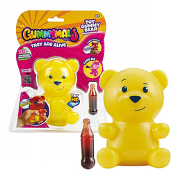 GUMMYMALS INTERAKTYWNY ŻÓŁTY GUMOWY MIŚ 20 REAKCJI