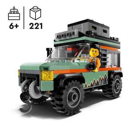 LEGO CITY 60447 Górska ciężarówka terenowa 4x4