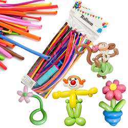 BALONY długie do modelowania 50 sztuk W OPAKOWANIU + POMPKA