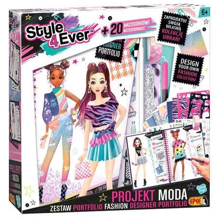 Projekt Moda Zestaw Portfolio poradnik projektanta Epee