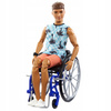 Barbie Ken na wózku inwalidzkim HJT59