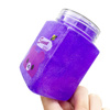 Masa sensoryczna purkająca slime w słoiku glut brokat dla dzieci 260g