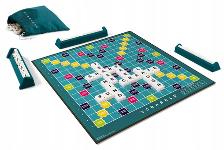 GRA SCRABBLE ORIGINAL WERSJA POLSKA KLASYCZNE DRUŻYNOWE