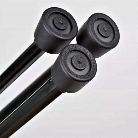 Sztaluga aluminiowa czarna składana z pokrowcem do 150 cm lekka 0,97kg
