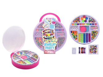 Zestaw koralików do robienia biżuterii DIY w walizce Madej