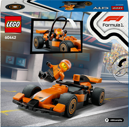 LEGO City 60442 F1 Kierowca i bolid McLaren 