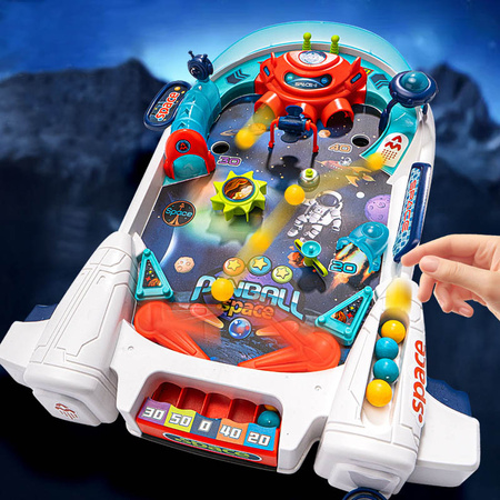 FLIPPER GRA ZRĘCZNOŚCIOWA SPACE PINBALL AUTOMAT STÓŁ DO GRY