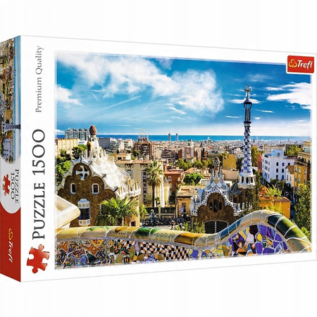 Puzzle 1500 elementów Park Guell Barcelona Trefl