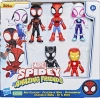 SPIDEY AMAZING FRIENDS ZESTAW 5 FIGUREK Ghost Spider Black Panther Miles